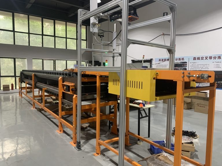 High speed narrow belt sorter